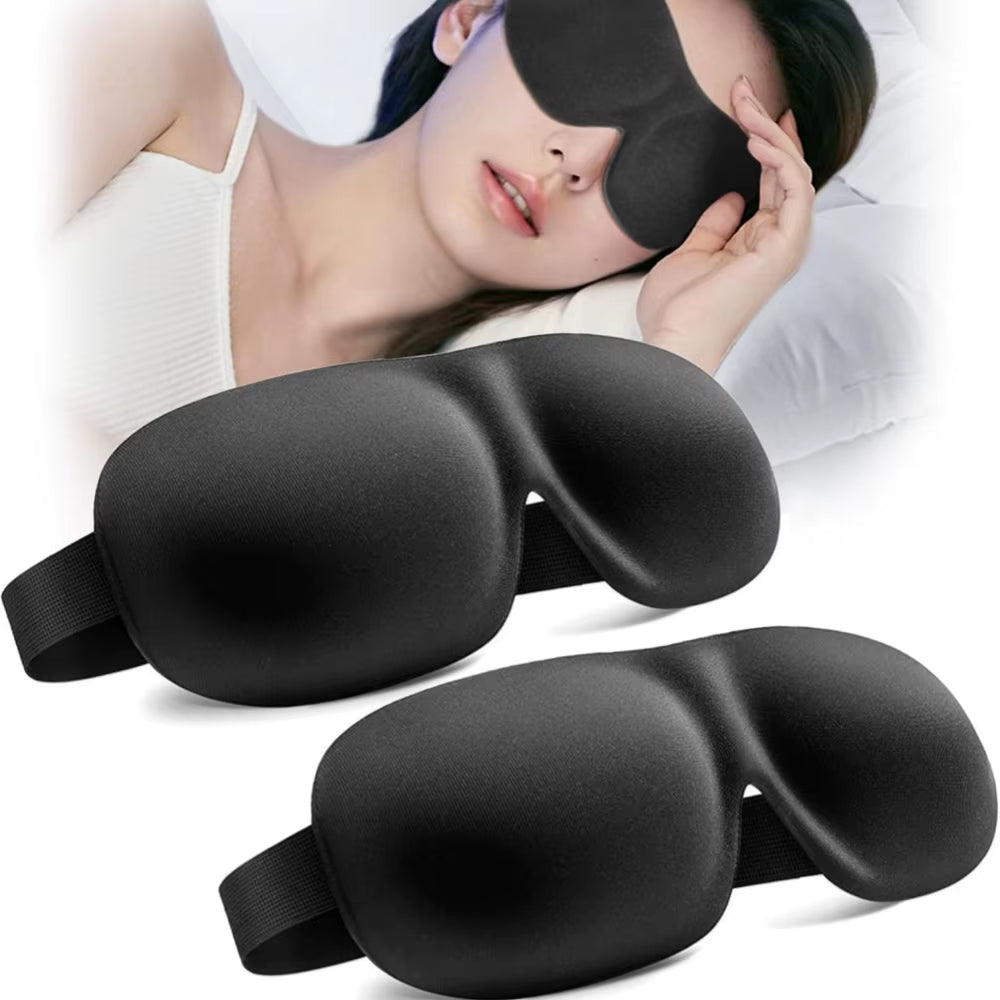 3D Sleep Mask Blindfold Sleeping Aid Soft Memory Foam Eye Mask for Sleeping Travel Blockout Light Slaapmasker Eye Cover