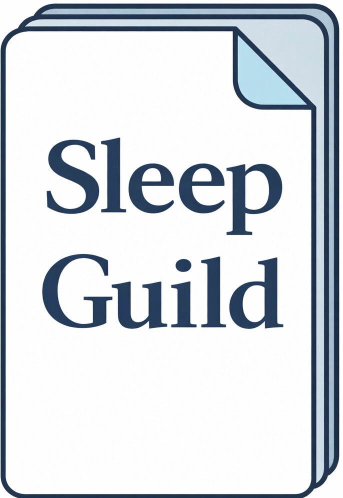 SleepGuildPDF
A Scientific Framework for Sleep Environment Design